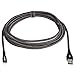 Amazon Basics Double Nylon Braided USB A Cable with Lightning Connector, Premium Collection, MFi Certified Apple iPhone Charger, Black, 10 Foot