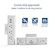 Cruise Power Strip with 3 USB 3 Outlets - NTONPOWER Travel USB Charging Station with Stand, Cube Tap Power Outlet Extender, Non Surge Protection - White