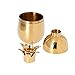 W&P Pineapple Cocktail Shaker | Gold, 18 Ounce | Craft Cocktail Mixer, Mid Century Modern Designer Bar Accessories, Stainless Steel, Bar Tool