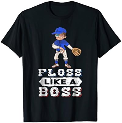 Floss Like a Boss Shirt Baseball Pitcher 4th of July