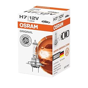 OSRAM Original 64210L Lampadina di Profondita H7, 12 V/55 W, Confezione Singola