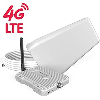 SolidRF High Gain Antenna Cell Phone booster for Home 5Bands 4G S2 Cell Phone Signal Booster Supports Up To 3500 Square Foot Area