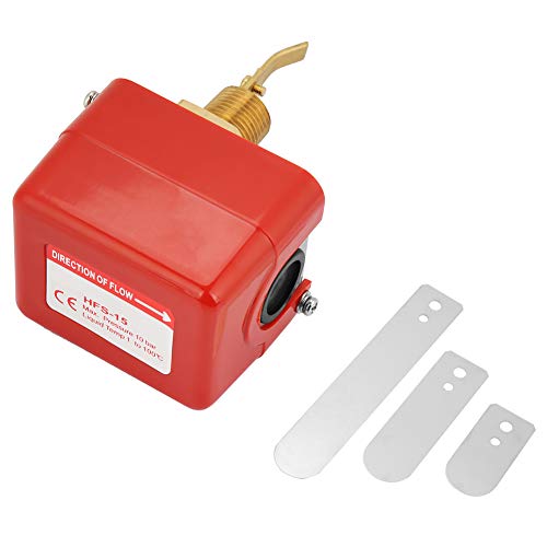 1/2 Water/Paddle Switch Thread Connection SPDT Contacts Red(Partial Stainless Steel Type),for Measuring the Dynamic State of the Liquid