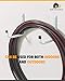 Wall Utility Garage Storage Hook – 6 Pack Metal Steel White Large Heavy Duty Mount Hanger Two Sizes with Mounting Screw Hardware Kit for Hanging Bike, Ladder, Tools, and Hose for Organization