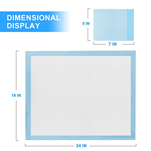 Baby Disposable Changing Pad, 20Pack Soft Waterproof Mat, Portable