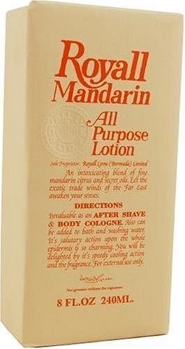 ROYALL MANDARIN ORANGE by Royall Fragrances AFTERSHAVE LOTION COLOGNE 8 OZ (Package Of 5)