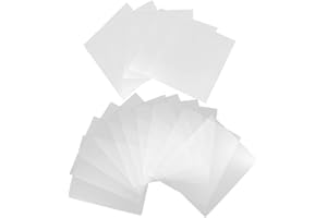 TOYANDONA 15 Pcs 3D Pen Mat Clear 3D Pen Stencils Multi Purpose Silicon 3D Pen Templates for 3D Printing Pen (White)