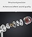 Wired in-Ear Metal Earphones, Stereo Bass Headphones with Mic