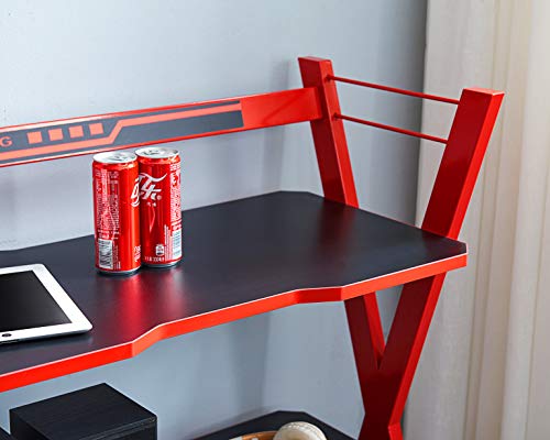 JJS 3-Tier Gaming Console Storage Shelf, Etagere Modern Display ...