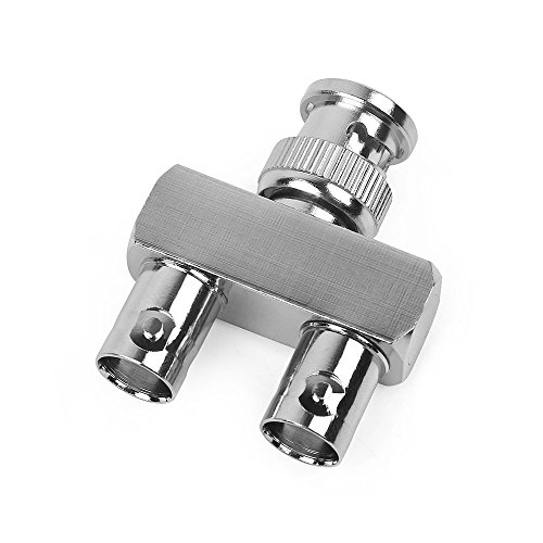 Phonetone 3-way Y triple one BNC male to two BNC female Jack Plug RF adapter Coaxial Cable connector converter for Mobile signal booster repeater Antennas