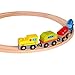 Pidoko Kids Wooden Train Set - 12 Pcs Engines Cars - Compatible with Thomas Train Set Tracks and Major Brands - Perfect Toy for Boys and Girls