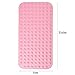 JYPC Non Slip Bath Mat | Odor-Free, Soft Natural TPR Rubber Shower Mat with Massage Ball, Anti-Bacterial, 15