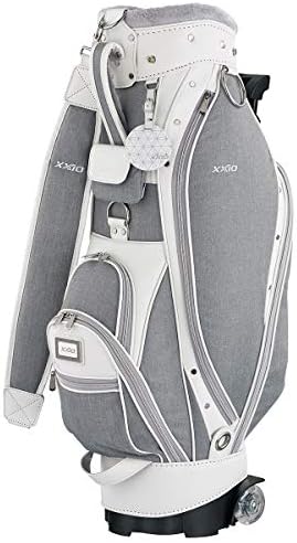 ダンロップ Dunlop Xxio ゴルフバック キャディバッグ レディース キャスター付 Ggc X114w グレー