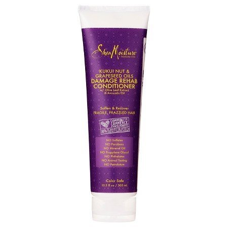 SheaMoisture Kukui Nut & Grapeseed Oils Damage Rehab Conditioner 10.3 oz