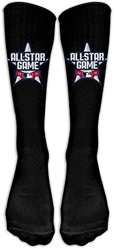 All-Star GameWomen Creative Comfortable Knee High Athletic Knee High Socks Christmas