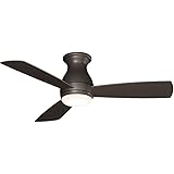 Fanimation FPS8332BGRW Hugh 44 Ceiling Fan with LED