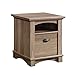 Sauder Harbor View Side Table, Salt Oak finish