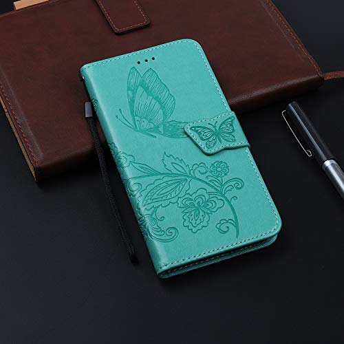 image for iPhone 11 2019 Case, Futanwei Butterfly Pattern Premium Leather Flip W
