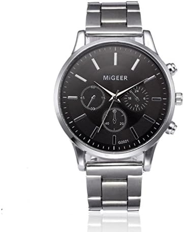 Watches, Paymenow Men's Stainless Steel Wrist Watch Fashion Chronograph Watch Classic Analog Quartz Watches On Sale