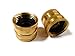 Solid Brass Garden Hose Swivel Double Female End Connect Set, Heavy Duty, Lead-Free, Leak-Free, Connect Male to Male End, Extra 10 Washers.