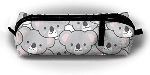 Watercream Cute Koala Pattern Student Pen Pencil Case Stationery Pouch Coin Purse Makeup Bags Office Storage Organizer