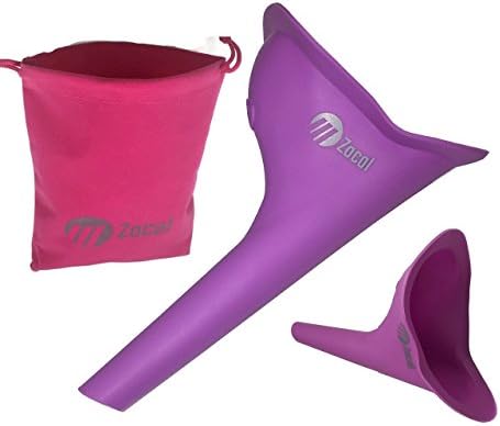 Female Urinal Urinating Device, Ladies Portable Urinal Toilet Great For Camping Festivals Outdoors Automobile Journey - No Need To Sit On Dirty Unsanitary Toilets Again - INCLUDES DISCREET CARRY POUCH
