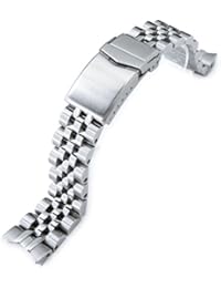 20mm Angus Jubilee 316L SS Watch Bracelet for Seiko Alpinist SARB017, V-Clasp