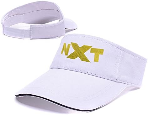 DEBANG NXT Logo Adjustable Visor Cap Embroidery Sun Hat Sports Visors - White