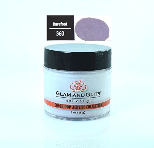 Glam and Glits - Color pop acrylic powder 1 oz - # 360 BAREFOOT