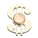 FIDGET DICE Fidget Hand Spinners EDC Spinner Toy Stress Reducer for Anxiety Focusing ADHD, Steel Ball Bearing, Dollar Sign (Gold 1)