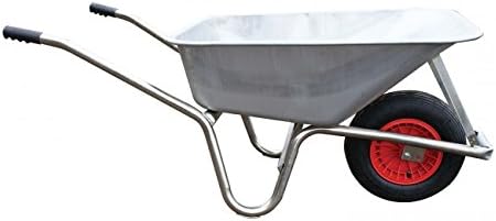 Carrimore Assembled Metal Pan Heavy Duty Wheelbarrow, 120 Liter