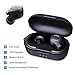 True Wireless Earbuds Bluetooth Earphones, VORCSBINE Auto Pairing Bluetooth 5.0 Headphones with Mic and Charging Case 18H Playtime- Black