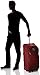 Osprey Adult Ozone Wheeled Luggage, Hoodoo Red, 28