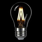 LIGHTSTORY Edison LED Bulb A15, E26 Base 2700K Non-dimmable Vintage Filament LED Bulb (3W=40W)