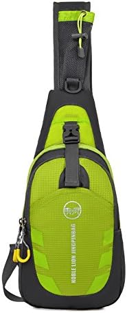 Yangtze Waterproof Scratch Sling Bag Crossbody Chest Pack Sport Outdoor shoulder backpack for Men and Women (3-Green)