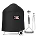 Kingkong 7149 Premium Grill Cover for Weber Charcoal Grills, 22.5-Inch (Compared to the 7149 Grill Cover) Including Grill Brush and Tongs.