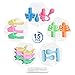 Pencil Grips for Kids Handwriting, Ergonomic Writing Aid Claw Set for Kids Preschool Adults Lefties and Righties Colorful (15pcs)