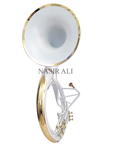 Nasir Ali Sousaphone Bb Big Bell 25" White