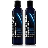 Defense Soap Body Wash Shower Gel 8 Oz (Pack of 2) - 100% Natural Tea Tree Oil and Eucalyptus Oil Helps Wash Away Ringworm, Jock Itch, Psoriasis, Yeast, and Athlete's Foot
