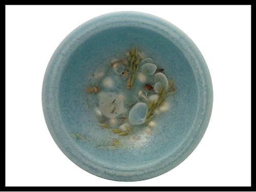 Habersham Wax Pottery Bowl, Seascape