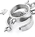 LI yuan SM Bondage Set, Collar/Handcuffs/Ankle, Fetish Bedroom Fun SM Toys, Press Lock, Stainless Steel Bondage Kit Adult Games Slave Tools,3in1+Chainthumb 4