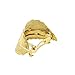Joyci 1Pcs Big Leaf Ponytail Holder Women's Gift Hair pin Lady Claw Barrettes Accessory (Gold)