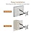 Loctek O2S Outdoor Heavy Duty Articulating Tilting Tv Wall Mount Bracket for 19-42 Inch