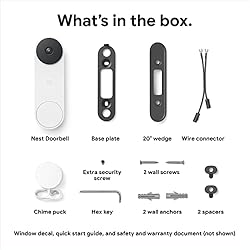 Google Nest Doorbell - (Wired, 2nd Gen) - Wired