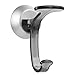 InterDesign Metro Ultra Power Lock Rustproof Aluminum Suction Hook for Bathroom - Smoke/Silver