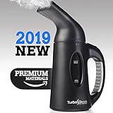 TurboSteam Handheld Steamer for Clothes & Fabrics – Multi-Use, 850W Powerful, Portable Travel Steamer & Sanitizer – 45s Fast Heat-up with Auto Turn-Off for Household Cleaning, Speedy Wrinkle Releas