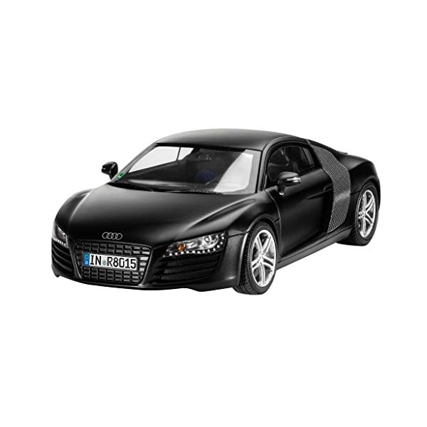 Revell Modellbausatz Auto 1:24 - Audi R8 im Maßstab 1:24, Level 4, originalgetreue Nachbildung mit vielen Details, 07057 – Bild 4