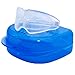 EZ Sleep Snore Stopper Mouthpiece w/ 4 Set Snore Stopper Nose Vents Helps Prevent Snoring and Teeth Grinding