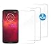 Ailun Screen Protector for Moto Z3 Z3 Play 3 Pack Tempered Glass 9H Hardness Ultra Clear Anti Scratch Fingerprint Oil Stain Coating Case Friendly
