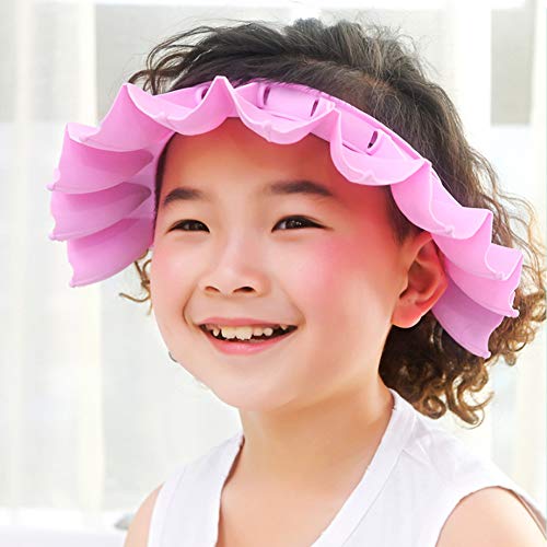 image for wonuu Baby Shower Cap, Shampoo Cap Adjustable Visor Bathing Protection